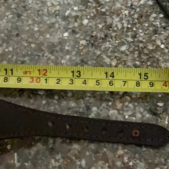 Hand made in uk . Leather dog , will fit a small dog with a 10” neck. - Picture 3 of 3